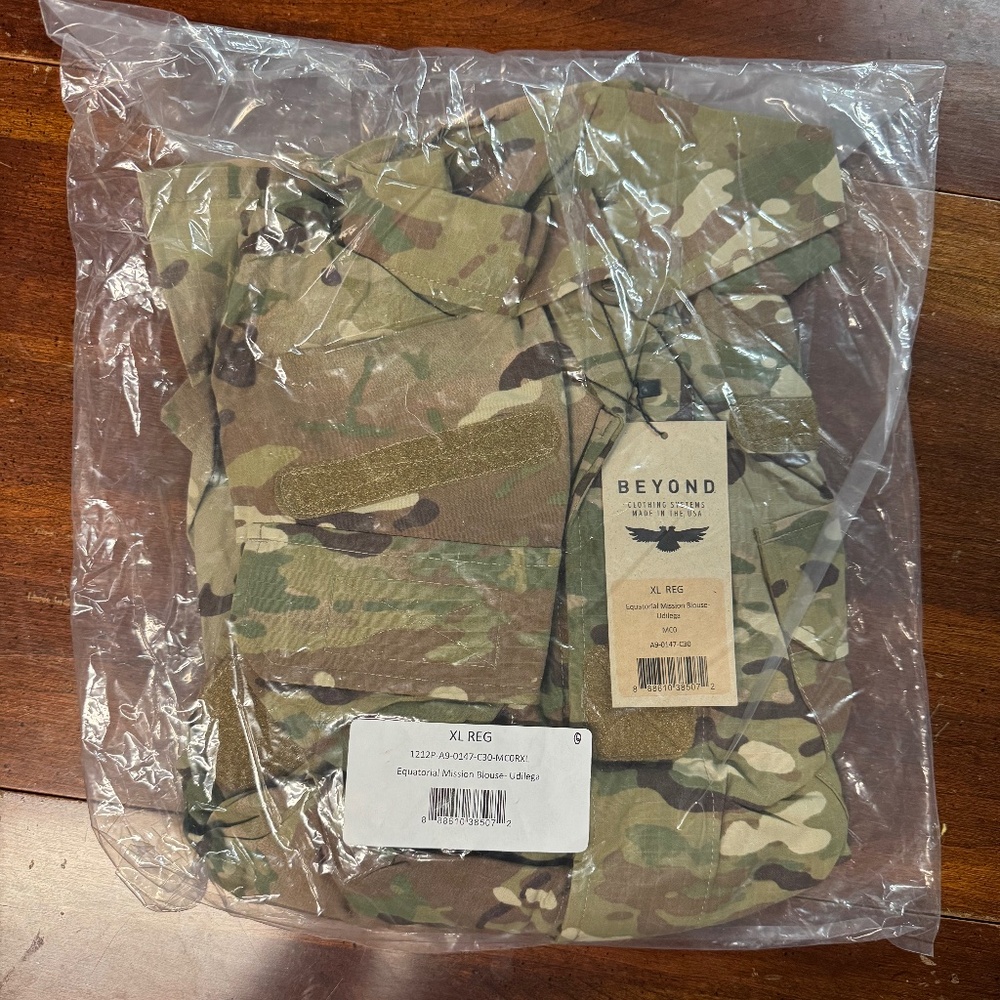 Beyond Clothing Equatorial Mission Blouse XL reg multicam uniform